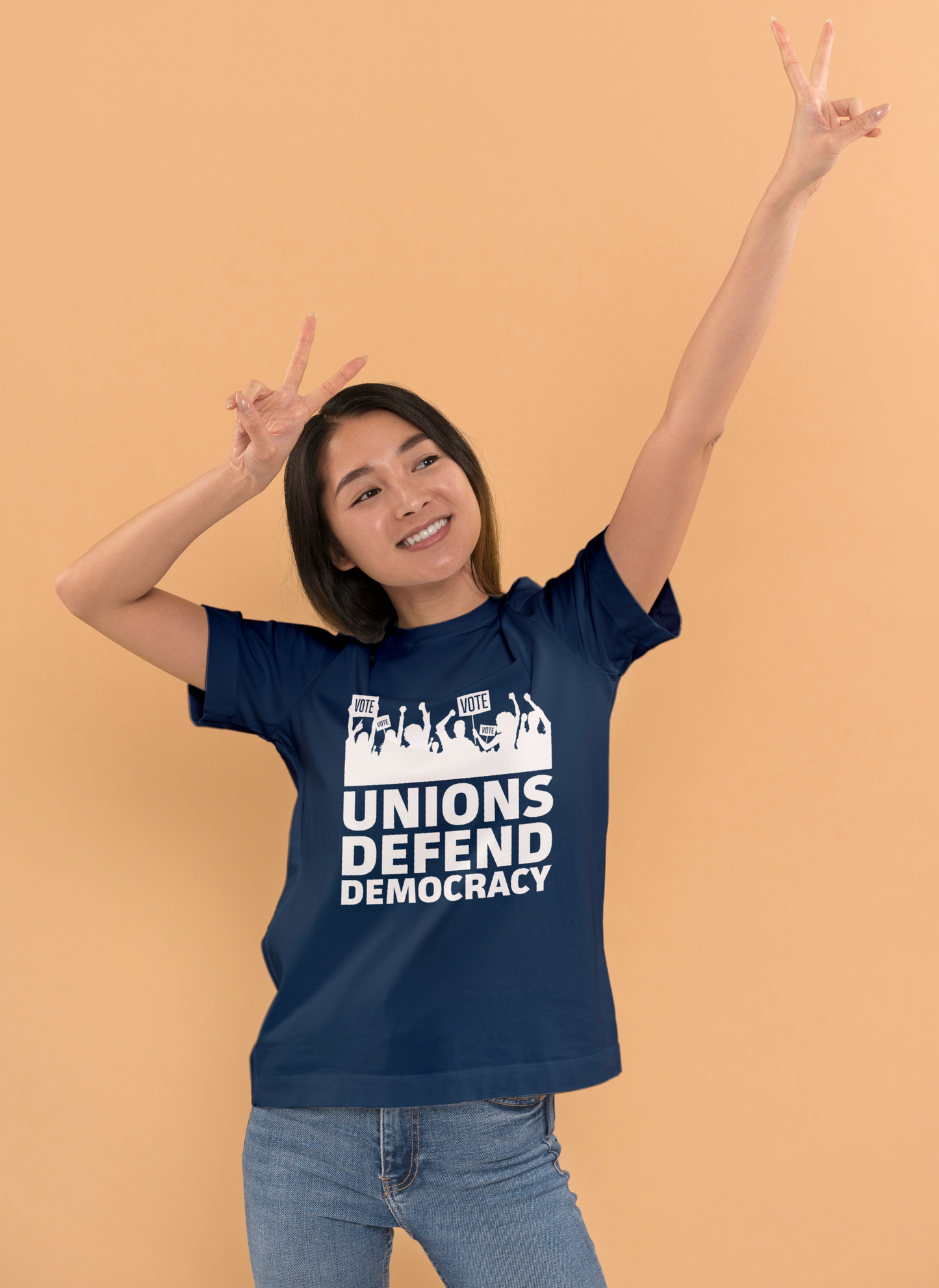 Unions Defend Democracy Tee Shirt